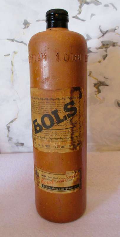 1900 Amsterdam, Erven Lucas Bols Genever Ceramic 1 liter bottle. Amsterdam 310mm high