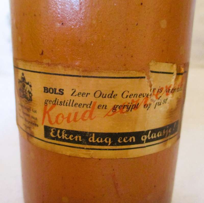 1900 Amsterdam, Erven Lucas Bols Genever Ceramic 1 liter bottle. Amsterdam 310mm high