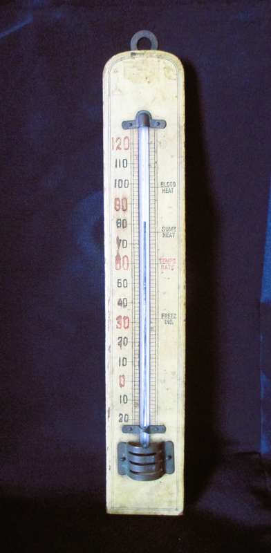 Vintage Barthermometer Fahrenheit, with a bit of humor. 250 x45mm