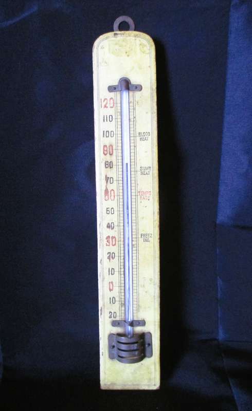 Vintage Barthermometer Fahrenheit, with a bit of humor. 250 x45mm