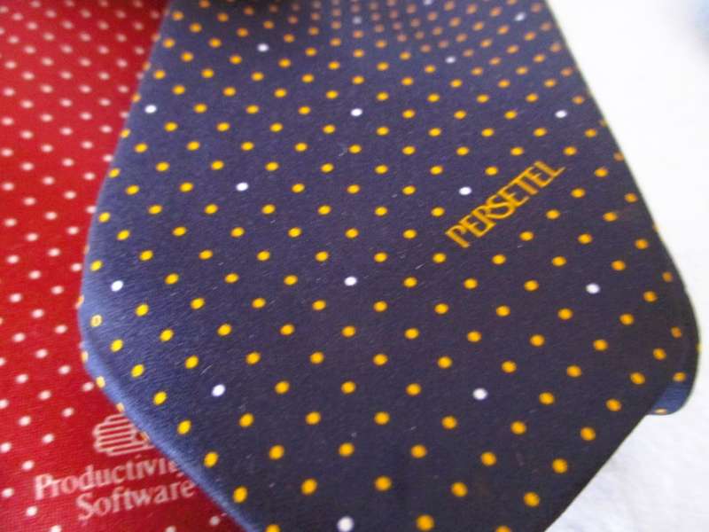 Lot of 5 Vintage Men`s Tie, Corporate, as per photo. Worn.
