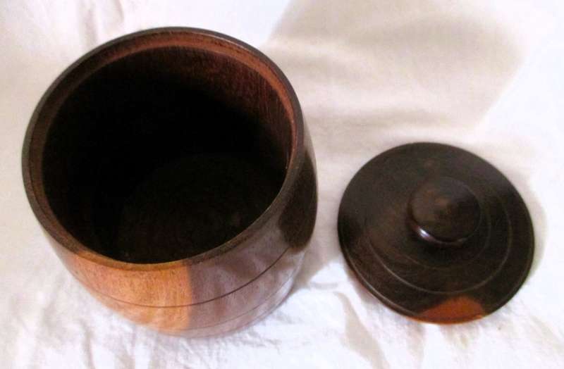 Lovely Vintage Wooden Tabacco Barrel. 80mm high.
