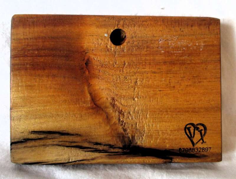 SALE R25 - Solid Wood Burning Quote for wall hinging.  140x95 mm