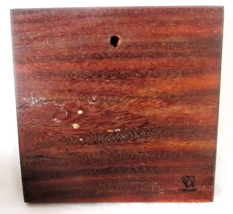 SALE R25 - Solid Wood Burning Prayer in German for wall hinging.  215x215 mm