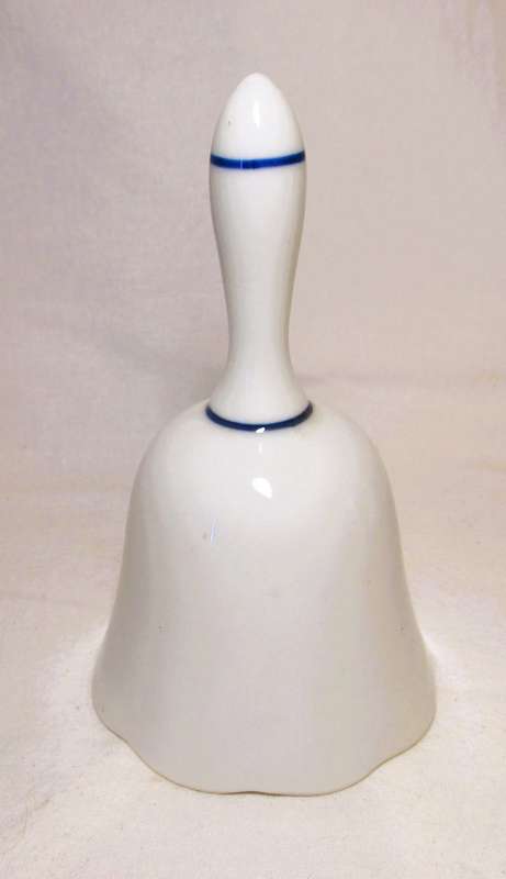Japan Blue and white Dinner Bell Ceramic. 170mm high. Spotless