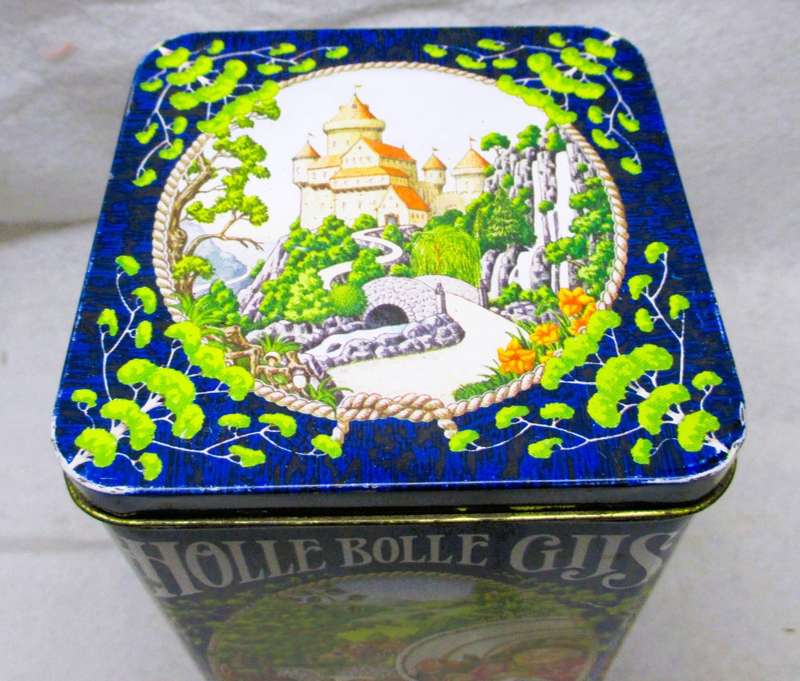 Little Red Riding Hood Tin Box, Hansel and Gretel, Fairy Tails Tin, Grimm. 145x100x100mm