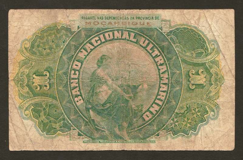 1 Escudo MOZAMBIQUE 1921 Banknote