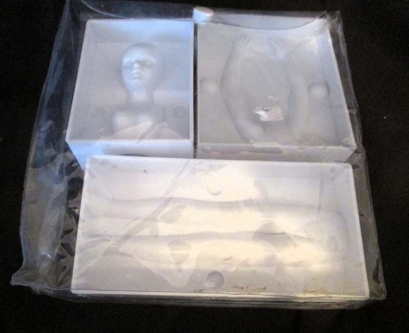 Vintage Doll Making Kit, with moulds and instructions, in bag. Never used.