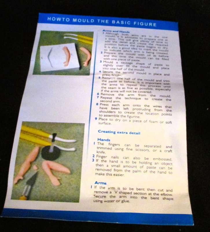 Vintage Doll Making Kit, with moulds and instructions, in bag. Never used.