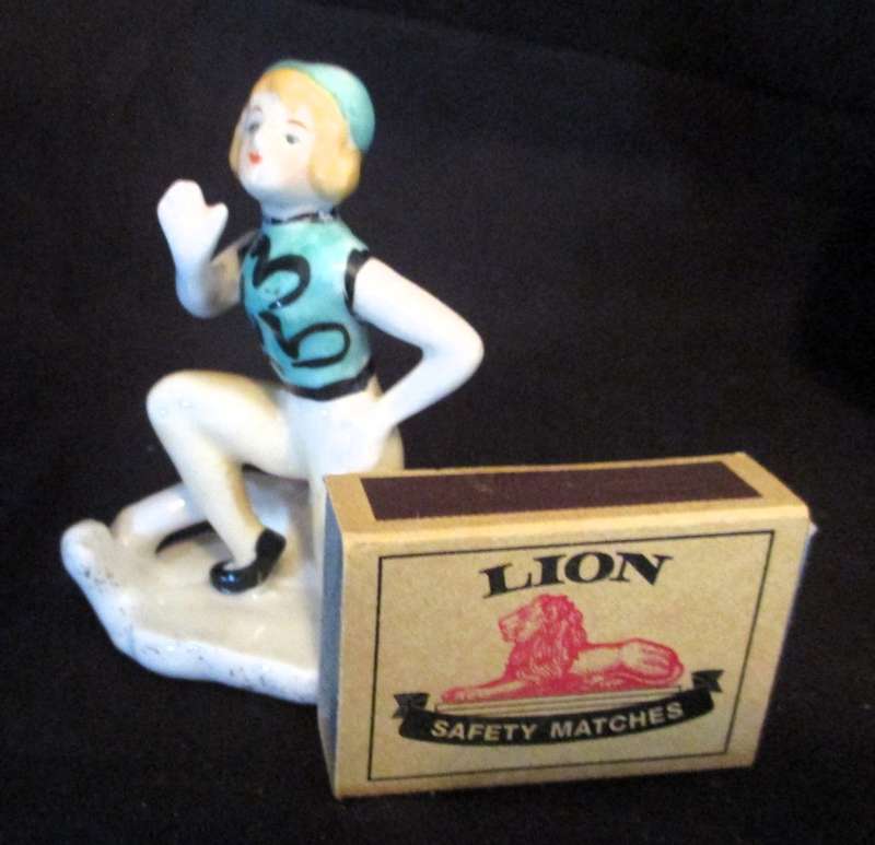 SALE R25 -Vintage small Boy Porcelain Figurine. Numbered