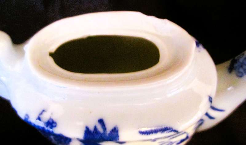 Antique 3pc Miniture  Blue Willow Children`s Tea Set Creamer, Sugar, Tea Pot, Please refer photos.