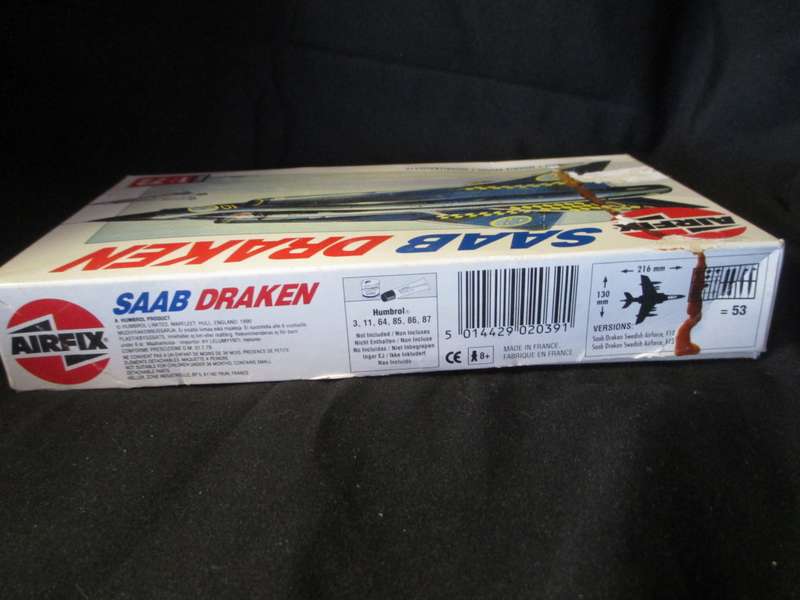 Vintage SAAB Draken Airfix | No. 02039-4 | 1:72 Model Kit. as per photo.