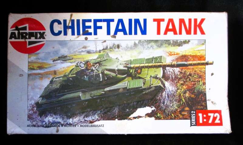 Vintage L44 Airfix Model Kit 02305 - Chieftain Tank 1:72 Model Kit.