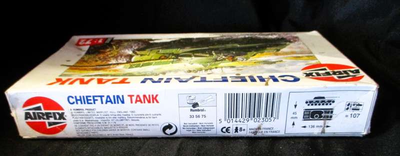 Vintage L44 Airfix Model Kit 02305 - Chieftain Tank 1:72 Model Kit.