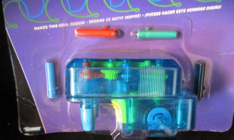 SALE R25 - Vintage 1990s Kenner Easy Spirograph with 4 Colored Pens Sealed