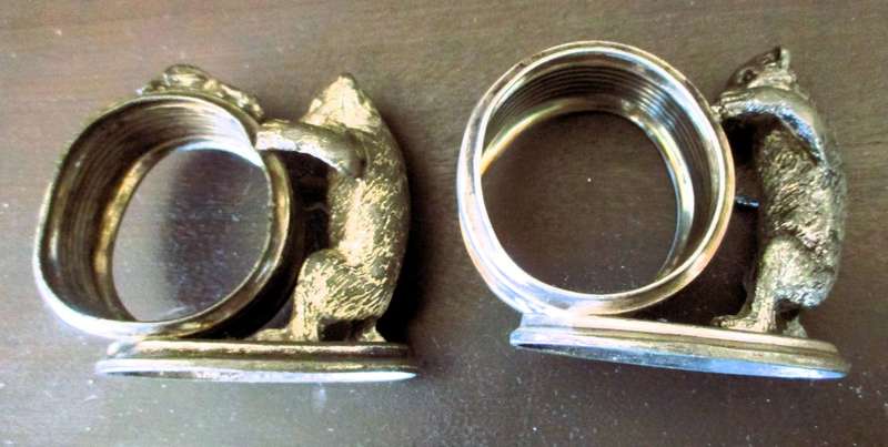 2 Reed & Barton SP Napkin Rings. Antique very collectable. As per photo.