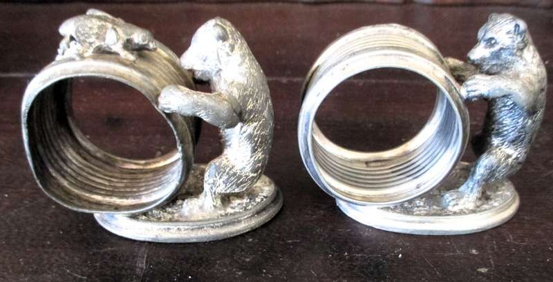 2 Reed & Barton SP Napkin Rings. Antique very collectable. As per photo.