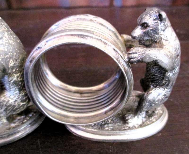 2 Reed & Barton SP Napkin Rings. Antique very collectable. As per photo.