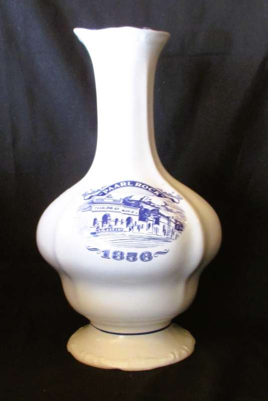 Vintage porcelain PAARL ROCK BRANDY DECANTER, lid missing. As per photo