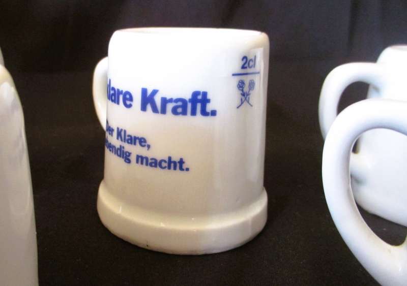 Lot of 5 Schnapps mini tankards.