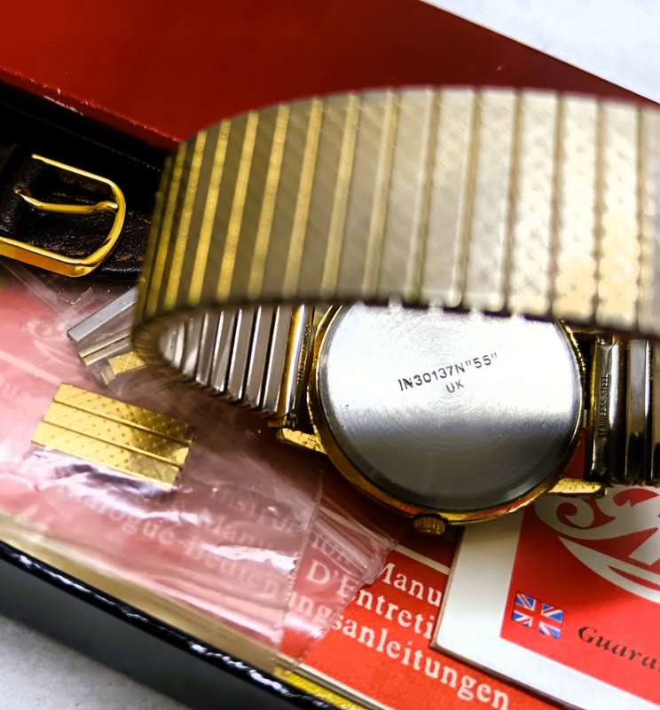 Vintage Christian Dior Fahrenheit Watch in original Box with extra parts.
