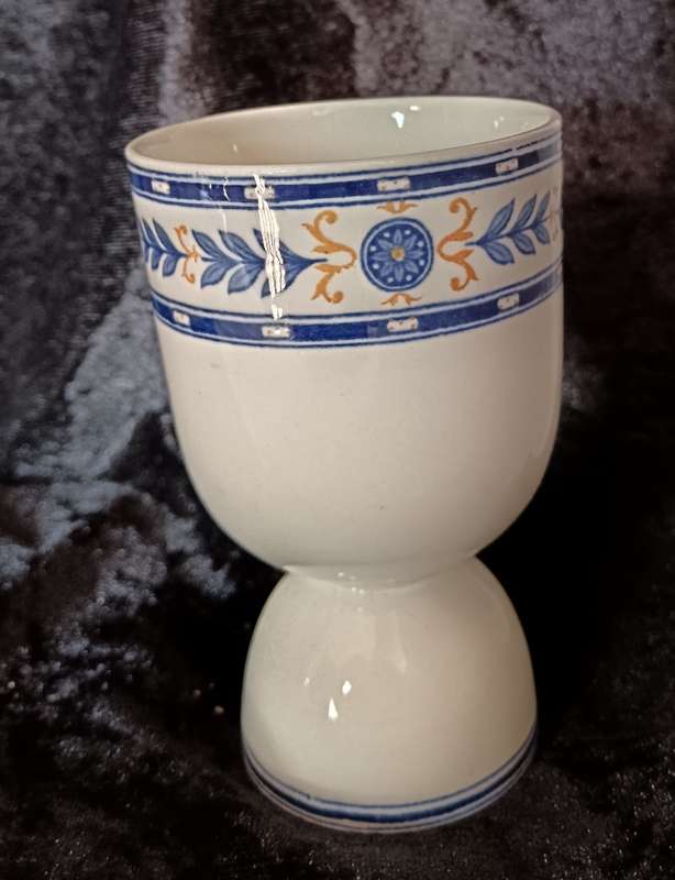 Vintage Double Egg Cups Porcelain Wedgwood Etnuria. 105mm high.