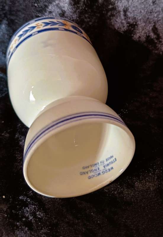 Vintage Double Egg Cups Porcelain Wedgwood Etnuria. 105mm high.