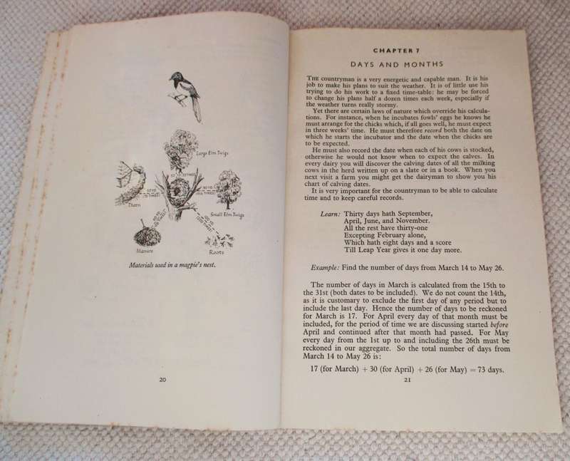 Rural arithmetic Book 1 Front Cover E. J. Stowe Longmans, 1949 p80. some foxing.