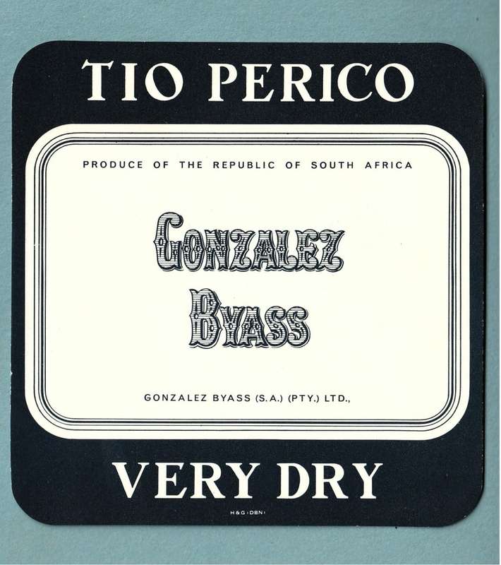 4 x Vintage Spirit Bottle Labels. Conzalez, Tio Perico, Christina, Paladin.
