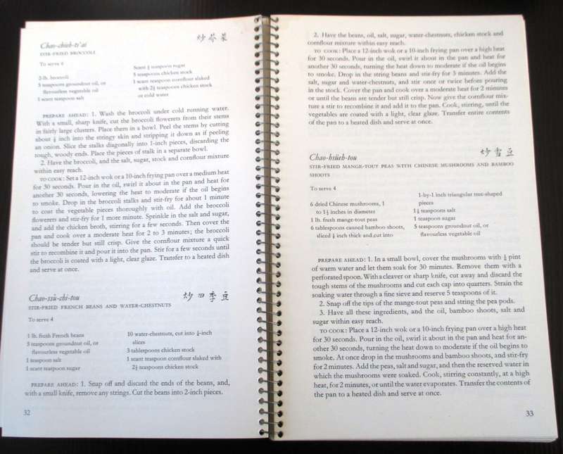 The cooking of China Book by Emily Hahn 1969, Foods of the World. p128