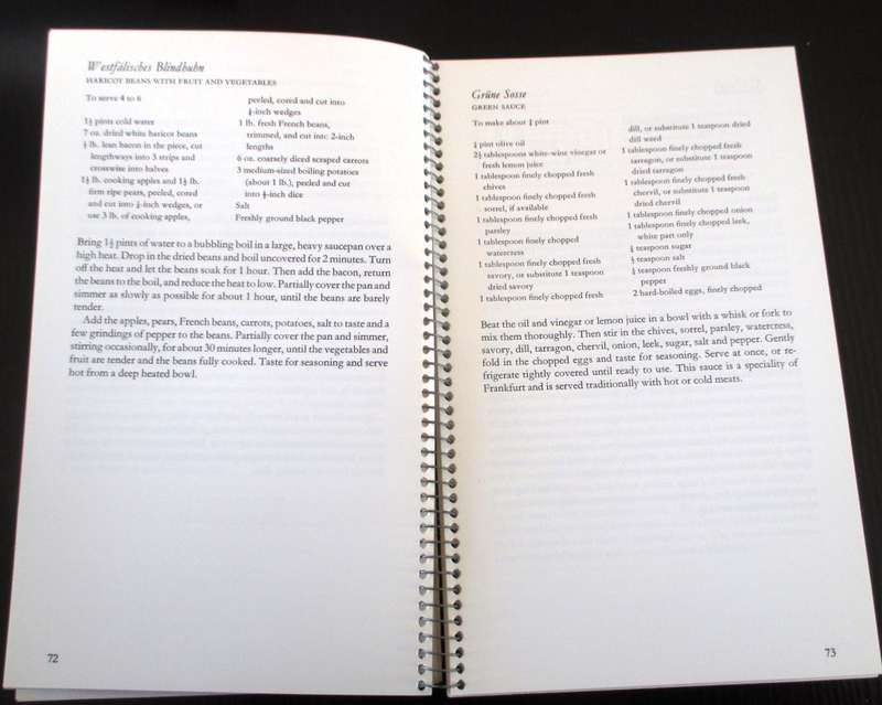 The Cooking of Germany Book by Nika Standen Hazelton 1970, Foods of the World. p128