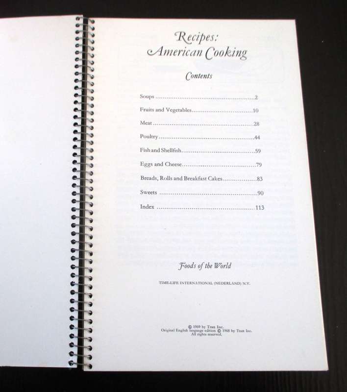 Recipes, American cooking : Southern style Book by Time-Life Books 1969, Foods of the World. p128