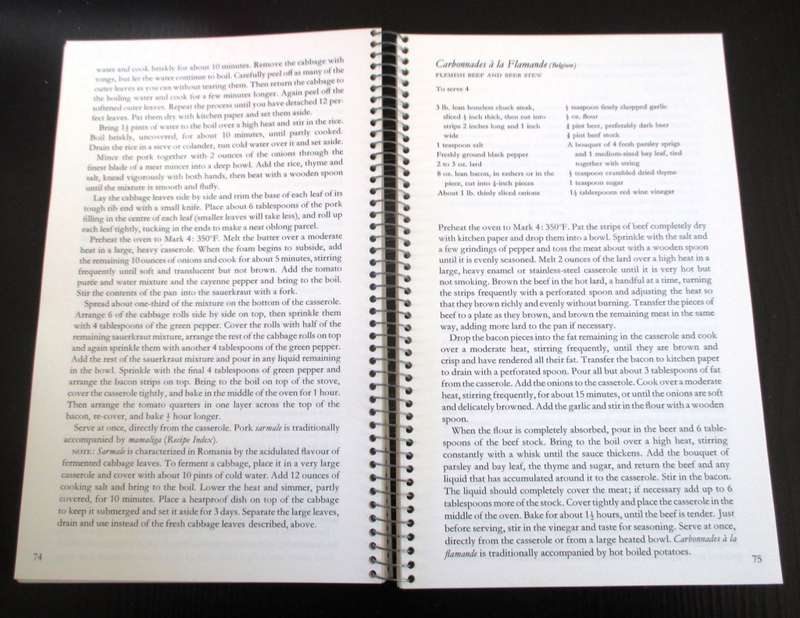 A Quintet Of Cuisines Time Life Cookbook 1970, Foods of the World. p158