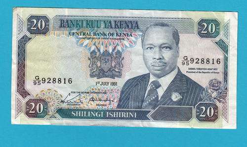Kenya 20 Shillings 1991