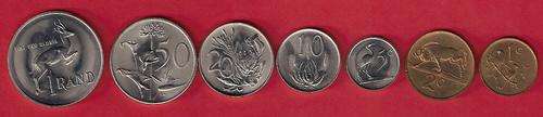 SA Rep 1987 Complete Coin Set R1 â 1c