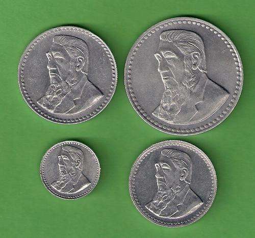 Lot of 4 Paul Kruger Gold Reef Tokens