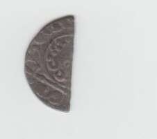 Henry III Short Cross 1216-1247 CUT HALF: CANTERBURY SALEMVN C3326