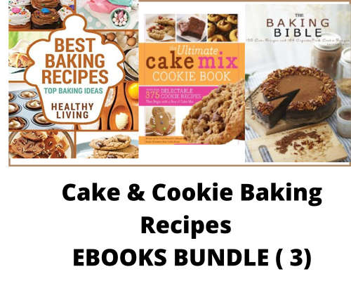 Cake and Cookie Baking, Recipes  EBOOKS BUNDLE