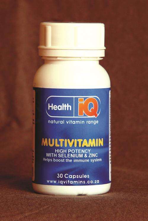 Health IQ Multivitamin with Selenium + Zinc (30) Suitable for Kosher,Halaal,Diabetics