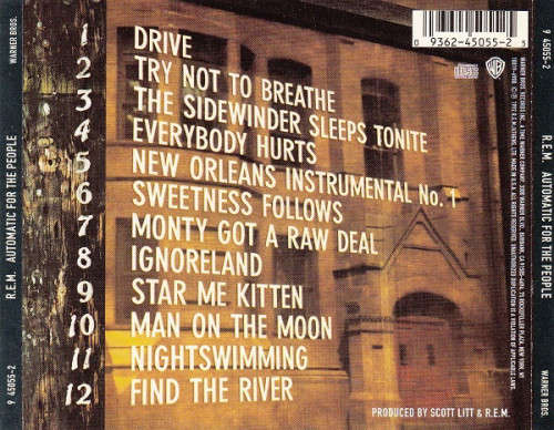 R.E.M. - Automatic For The People (CD)