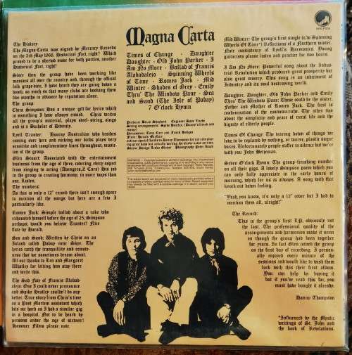 Magna Carta - Magna Carta (Vinyl) WHLP008 Media VG+, Sleeve VG+