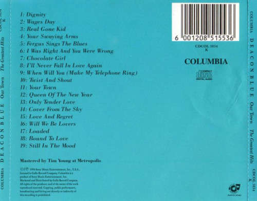 Deacon Blue - Our Town - The Greatest Hits (CD)