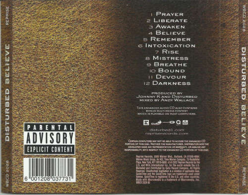 Disturbed - Believe (CD)