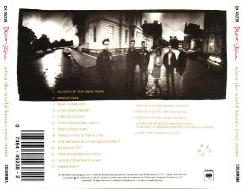 Deacon Blue - When The World Knows Your Name (CD)