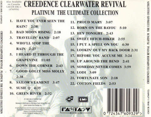 Creedence Clearwater Revival - Platinum - The Ultimate Collection (CD)