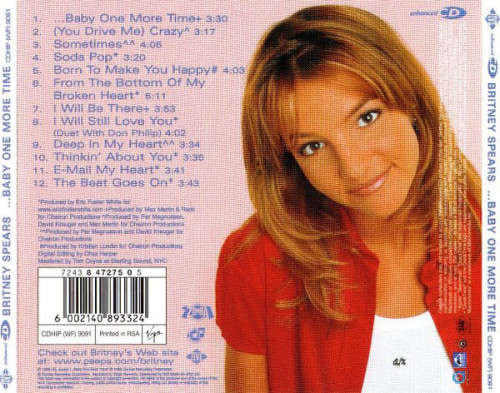 Britney Spears - Baby One More Time (CD)