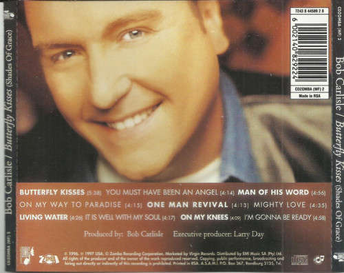 Bob Carlisle - Butterfly Kisses (Shades Of Grace) (CD)