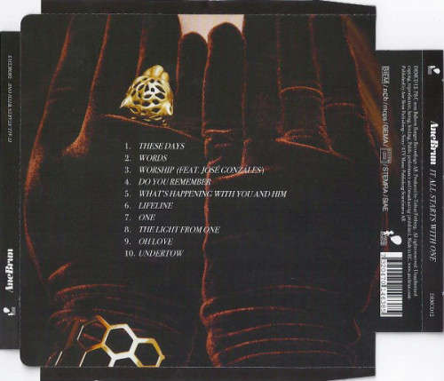 Ane Brun - It All Starts With One (CD)