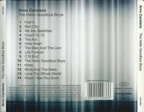 Arno Carstens - The Hello Goodbye Boys (CD)