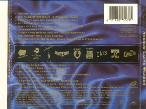 Andrew Lloyd Webber - The Very Best Of Andrew Lloyd Webber (CD)